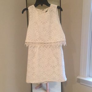White lace top shop dress!